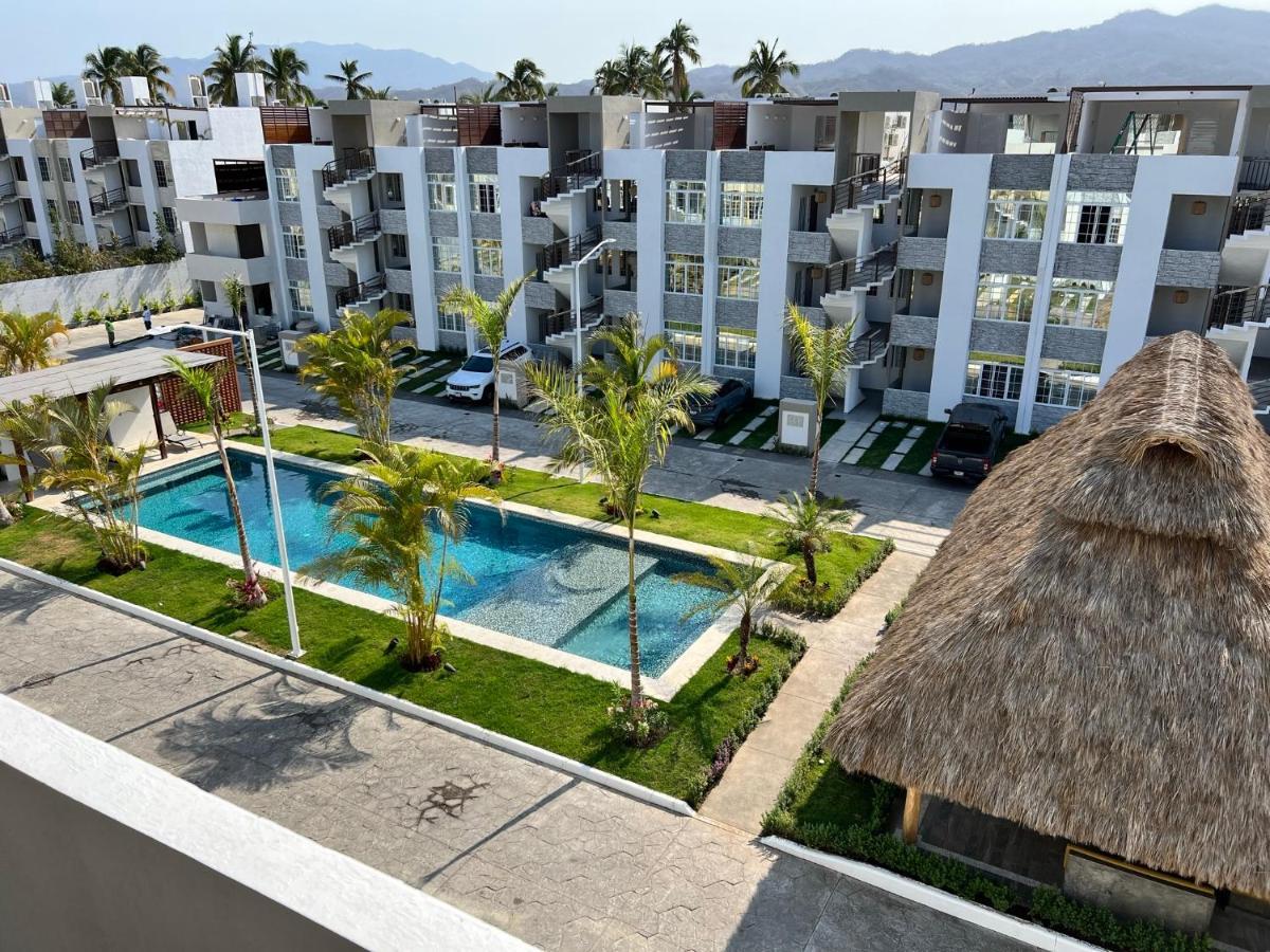 Penthouse Manzanillo Exclusivo Con Alberca Leilighet Eksteriør bilde
