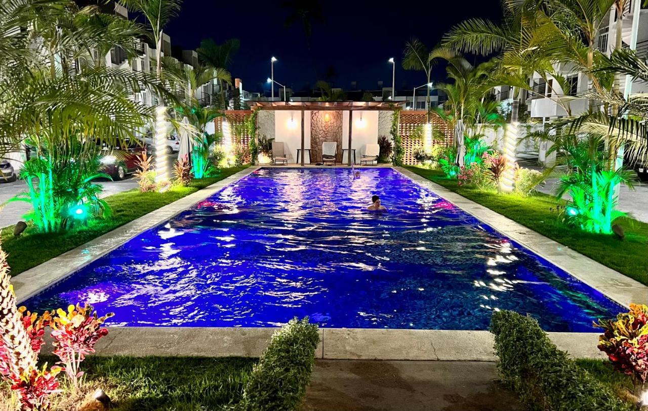 Penthouse Manzanillo Exclusivo Con Alberca Leilighet Eksteriør bilde